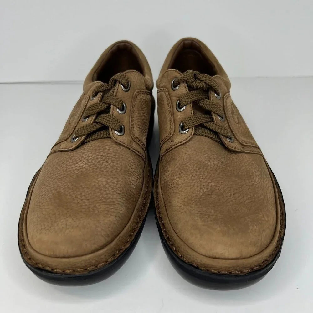 Propet Villager Mens M4070 Brown Leather Lace Up Nubuck Size 11.5 Casual Shoes